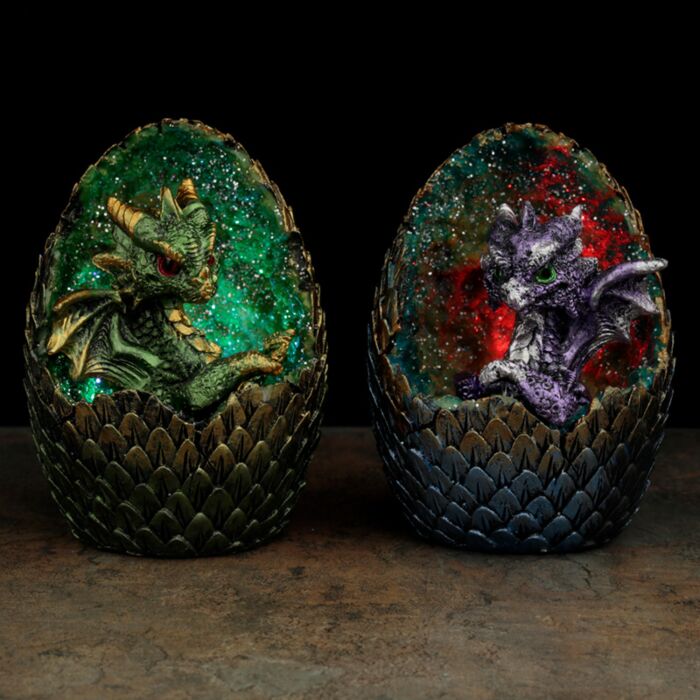 Elements Babydrake LED Crystal Egg