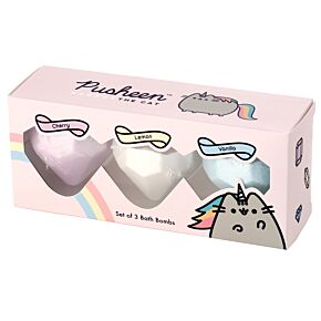 3-Pack Pusheen the Cat Badbomber - Fruktdofter