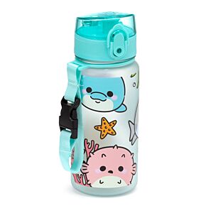 Adoramals Sealife Pop Top 350ml Splitterfri Flaska för Barn