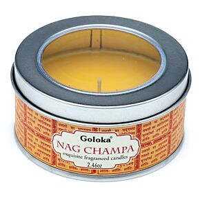 Goloka Nag Champa Vaxljus i Burk