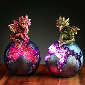 Baby Dragon LED Geode Drakägg