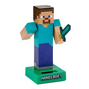 Minecraft Steve Solcellsfigur