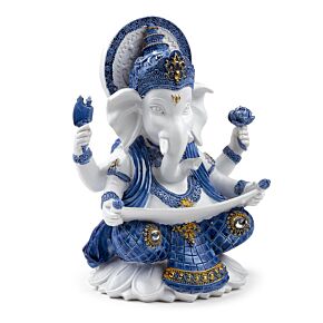 Vit & Blå Ganesh Knowledge