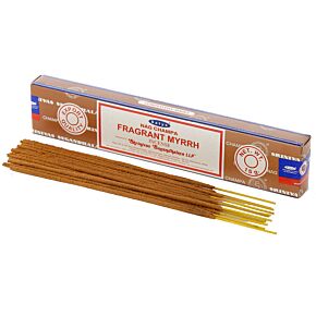 01352 Satya Fragrant Myrrh Nag Champa Rökelsestickor