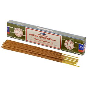 01356 Satya Green Citronella Nag Champa Rökelsestickor