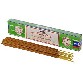 01364 Satya Spicy Patchouli Nag Champa Rökelsestickor