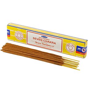 01412 Satya VFM Seven Chakra Nag Champa Rökelsestickor