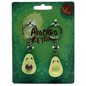 Kawaii Avokado 2-Pack Nyckelringar