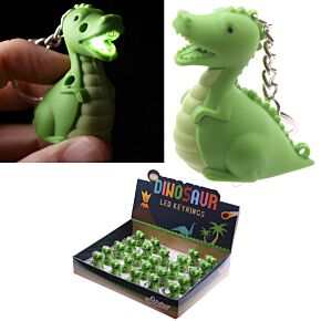 Dinosaurie LED Nyckelring