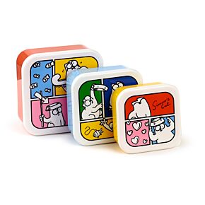 3-Pack Lunchlådor M/L/XL Simon's Cat 2024