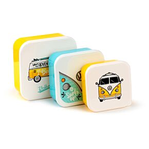 3-Pack Lunchådor - Surf Adventure Volkswagen VW T1 Camper Bus M/L/XL