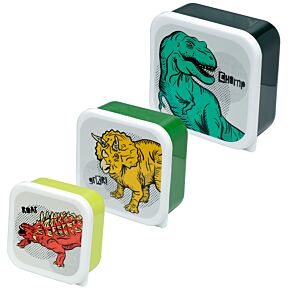 3-Pack Lunchlådor M/L/XL - Dinosauria