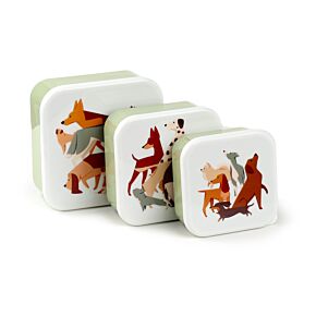 3-Pack Lunchlådor M/L/XL - Barks Hund