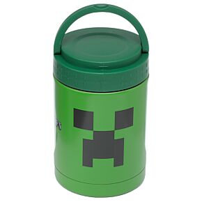 Minecraft Creeper Värmeisolerad Lunchburk i Rostfritt Stål Varm & Kall Mat 500ml