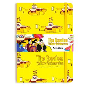 The Beatles Yellow Submarine A5 Anteckningsbok med Återvunnet Papper