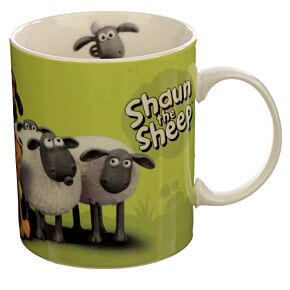 Shaun the Sheep Porslinsmugg - Grön