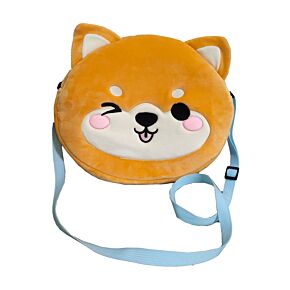 Shuggs the Shiba Inu Adoramals Crossbody Plysch Axelväska