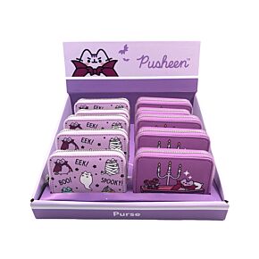 Pusheen the Cat Halloween Liten Plånbok med Dragkedja