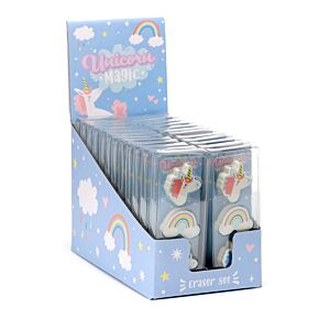 Unicorn Magic Enhörning 3-Pack Suddgummiset