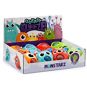 Queasy Squeezies Monstarz Monster Plysch Klämmig Leksak