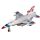 Die cast Speed Thunder Pull Back Stridsflygplan Leksak